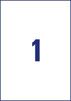 Avery-Zweckform Slijtvaste, weerbestendige folie-etiketten L4775-20 (N/A ),Wit, Rechthoek, 20 stuk(s), Permanent hechtend - thumbnail