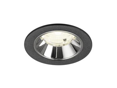 SLV InbouwspotNuminos S zwart/chroom 4000K - 55gr - 1009477