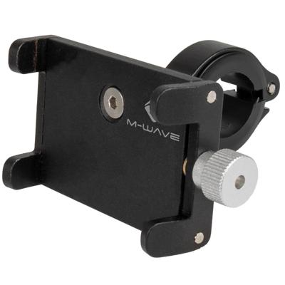 Mirage M-wave smartphone telefoonhouder alu zwart in doosje