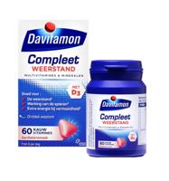 Davitamon Compleet Weerstand Kauwvitamines Aardbei - thumbnail