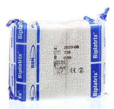 Diversen Biplactrix gipsverband 3m x 8cm 2 Stuks Diversen Biplactrix gipsverband 3m x 8cm 2 Stuks