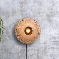 GOOD&MOJO Wandlamp 'Kalimantan' 44cm, Bamboe, kleur Naturel - thumbnail