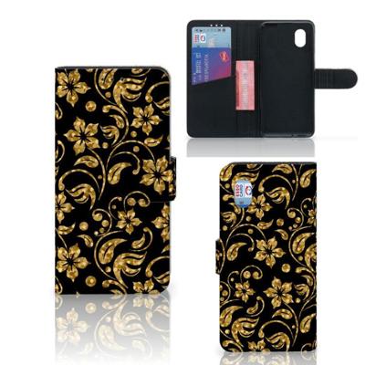 Gouden Bloemen Hoesje Alcatel 1B (2020) | Book Case