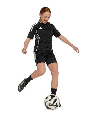 adidas Tiro 25 Competition Trainingsbroekje Kids Zwart Wit Grijs - thumbnail