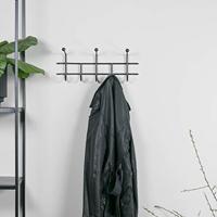 Kapstok Donald Zwart 3-haaks - thumbnail