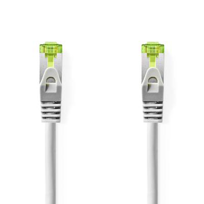 Nedis CAT7 Netwerkkabel | S/FTP | RJ45 Male | RJ45 Male | 10.0 m | Snagless | Rond | LSZH | Grijs | Label - CCGL85420GY100