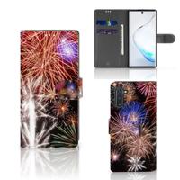 Samsung Galaxy Note 10 | Wallet Case | met Pasjes | Vuurwerk - thumbnail