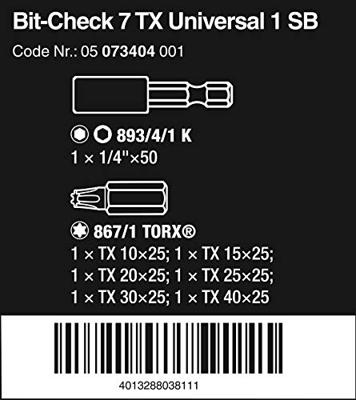 BIT-CHECK7 TX 1 ZB BITSET 7DLG