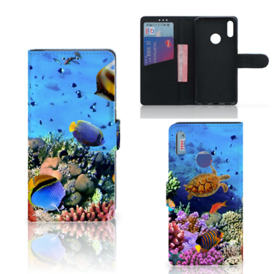 Huawei Y7 Pro | Y7 Prime (2019) Telefoonhoesje met Pasjes Vissen Huawei Y7 Pro | Y7 Prime (2019) Telefoonhoesje met Pasjes Vissen