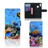 Huawei Y7 Pro | Y7 Prime (2019) Telefoonhoesje met Pasjes Vissen - thumbnail