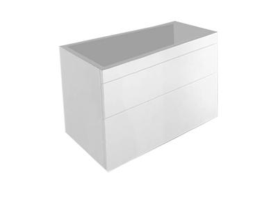 Onderkast Best Design Beauty Greeploos 78 CM Glanzend Wit