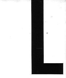 Plakletter Nobel Sticker zwarte letter L Pickup - Pickup Plakletter Nobel Sticker zwarte letter L Pickup - Pickup