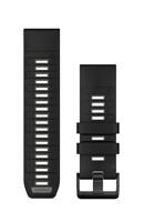 Garmin QuickFit, 26mm zwart/kiezelgrijze siliconen band - thumbnail