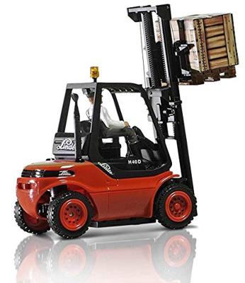 Carson Modellsport Gabelstapler Linde H 40 D 1:14 RC functiemodel voor beginners Bouwvoertuig