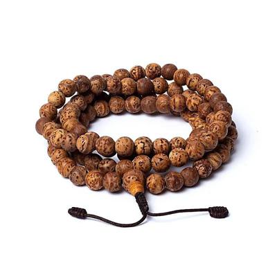 Mala Ketting van Gepolijste Bodhi Zaden uit Nepal
