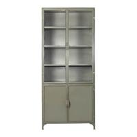 New Routz Seattle Vitrinekast - Olijfgroen - thumbnail