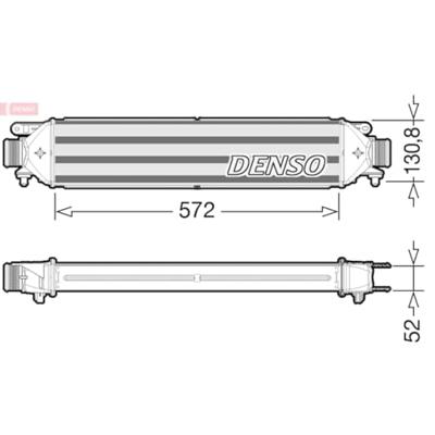Intercooler, inlaatluchtkoeler DIT09103