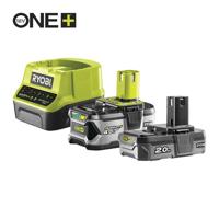 Ryobi RC18120-242X | 1 x 4.0Ah & 1 x 2.0Ah Lithium+ accu's en lader 5133005961 - thumbnail