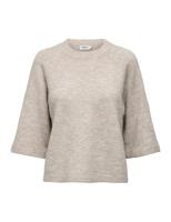 Only Onlsimoni 3/4 Pullover Knt Noos Trui Pumice Stone Melange - thumbnail