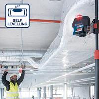 Bosch Professional GLL 3-80C Lijnlaser Reikwijdte (max.): 30 m - thumbnail