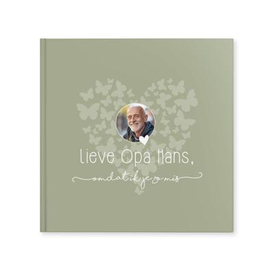 Gepersonaliseerd boek - Lieve Opa, omdat ik je zo mis - Softcover