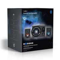Nedis GSPR41021BK Gaming Speaker Speaker-kanalen: 2.1 Netvoeding 3,5 Mm Male 75 W Led Volumebediening - thumbnail