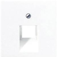 Jung AS500 inzetplaat enkel voor data aansluiting wit A569-1PLUAWW - thumbnail