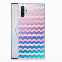 Samsung Galaxy Note 10 Plus | TPU bumper | Waves Roze - thumbnail
