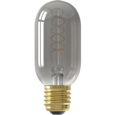 LED Flex Filament Buismodel T45 220-240V 4W E27 136lm 1800K Titanium dimbaar Calex - Calex