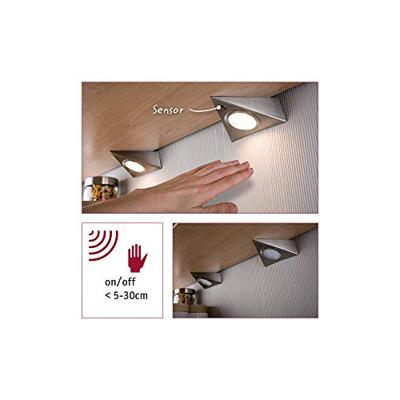 Paulmann LED-opbouwlamp Set van 3 stuks LED LED vast ingebouwd 8.4 W Warmwit IJzer (geborsteld) Paulmann LED-opbouwlamp Set van 3 stuks LED LED vast ingebouwd 8.4 W Warmwit IJzer (geborsteld)