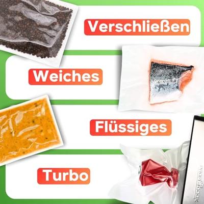 ProfiCook PC-VK 1080 vacuum sealer Zwart, Roestvrijstaal