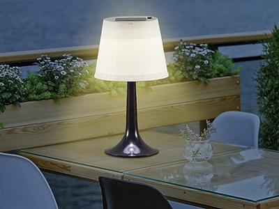 KonstSmide TuintafellampAssisi Solar met LED zwart - 7109-752 - thumbnail