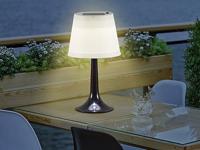 Solar tafellamp met LED verlichting - Zwart - thumbnail