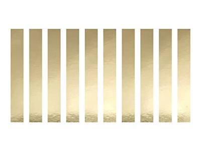 Papieren Servetringen Metallic Wit/Goud (10st)