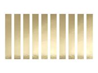 Papieren Servetringen Metallic Wit/Goud (10st) - thumbnail