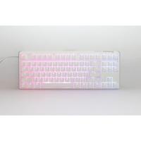 Ducky one 3 classic pure white tkl rgb mechanisch toetsenbord (wit, us lay-out (qwerty), cherry mx silent red, 80% (tkl) , rgb leds, double-shot pbt, hot-swappable, quack mechanics) - thumbnail