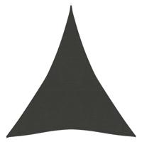 VidaXL Zonnezeil 160 g/m² 4x5x5 m hdpe antracietkleurig - thumbnail