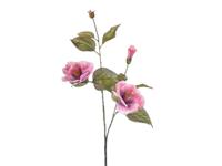 Kunstbloem hibiscus pink, 100 cm Hortus - Hortus - thumbnail