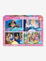 Set met 4 puzzels van 50 tot 150 stukjes Disney® Prinsessen EDUCA roze - thumbnail
