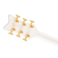 Gretsch Professional Collection Falcon Hollow Body EB White met Gretsch G6242L Deluxe Hardshell Case - thumbnail