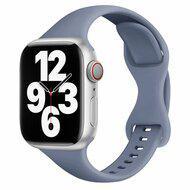 Sportbandje Slim Fit - Grijsblauw - Geschikt voor Apple Watch 38mm / 40mm / 41mm / 42mm