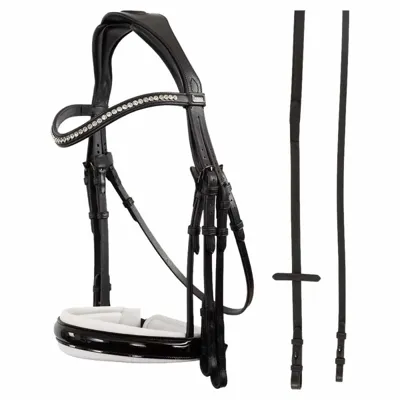Anky Comfort Fit ATH22001 Stang en Trens Hoofdstel zwart maat:full