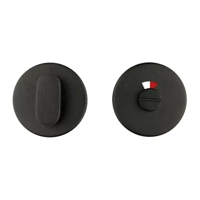 Hdd Pro WC Garnituur Rond Shape Zwart Structuur Uv