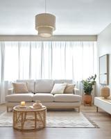 Kave Home Ronde Salontafel 'Kohana' Rotan, 66cm - thumbnail