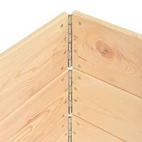 VidaXL Palletopzetranden 3 st 60x80 cm massief grenenhout - thumbnail