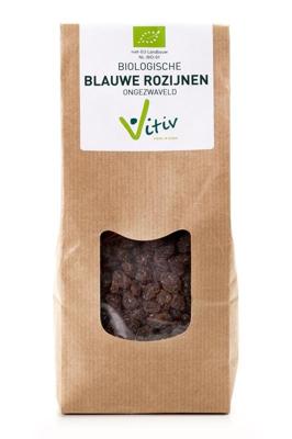 Vitiv Blauwe rozijnen klein bio 500 Gram