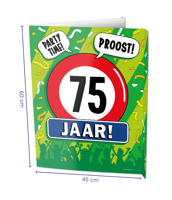 Paperdreams window signs - 75 jaar - thumbnail