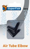 Luchtslang Elleboog 2 Stuks aquaria Superfish - Superfish - thumbnail