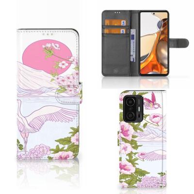 Xiaomi 11T | 11T Pro | Telefoonhoesje | Met pasjeshouder | Bird Standing