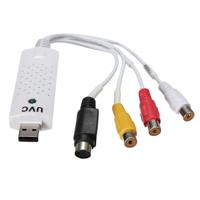 Draagbare USB 2 0 audio video capture kaart adapter VHS naar DVD Video Capture voor Win7/Win8/XP/Vista vrije schijf - thumbnail